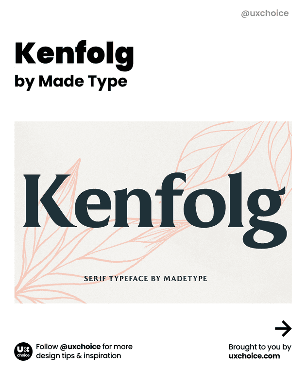 Kenfolg by Made Type